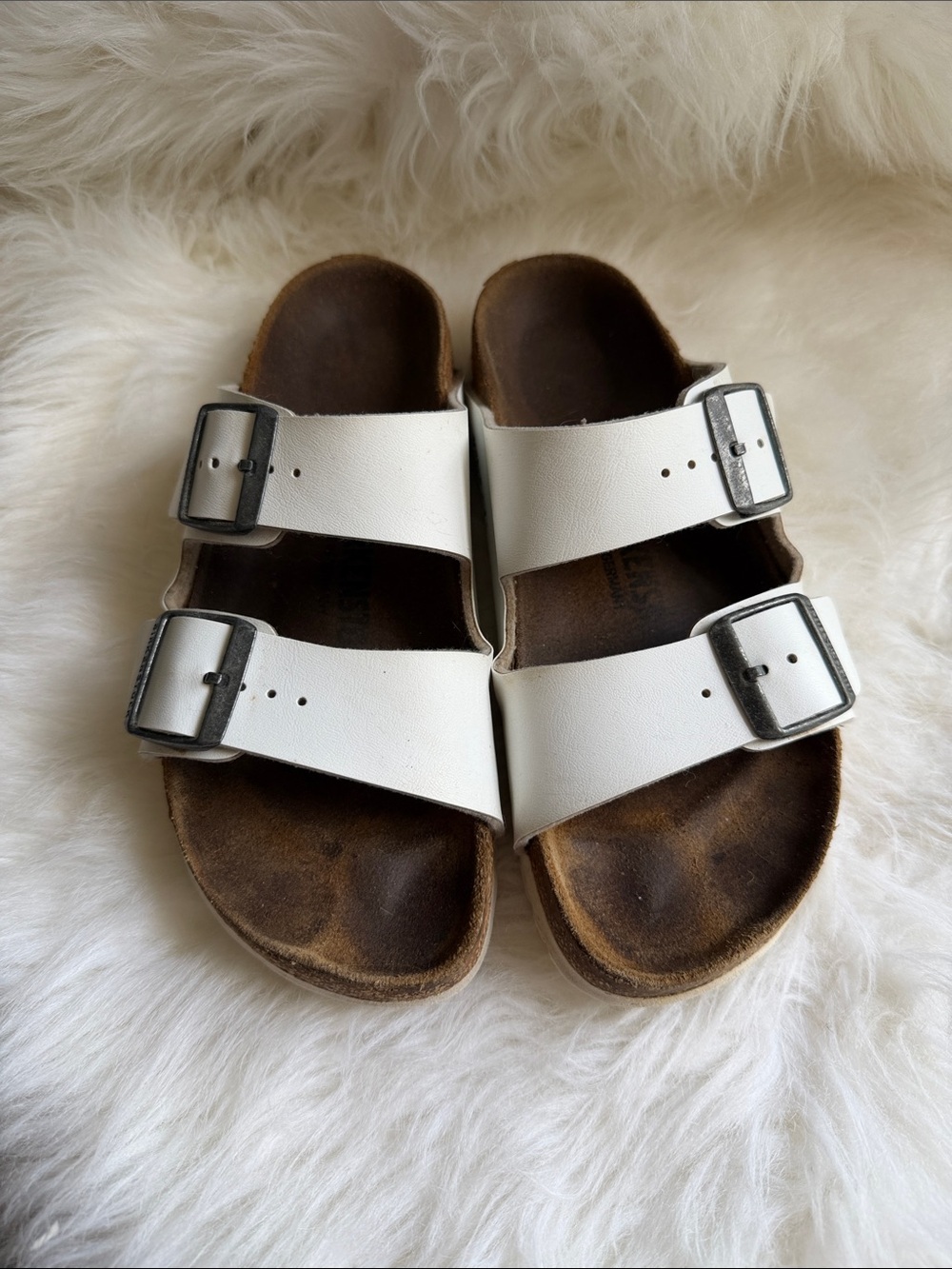 Birkenstock ARIZONA White 39 Regular Width